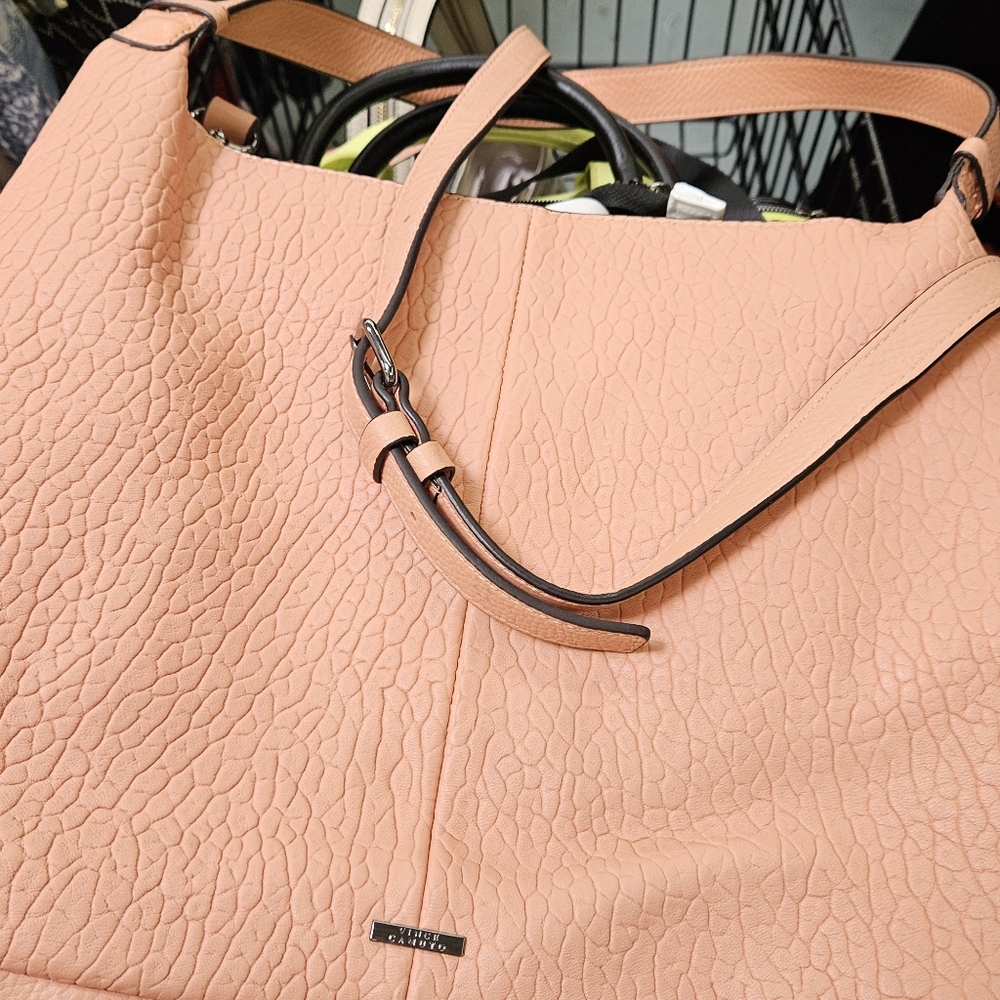 Vince Camuto leather summer mellon handbag crossbody